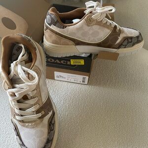 NWT- still in box- Coach Brown SOHO signature sneakers